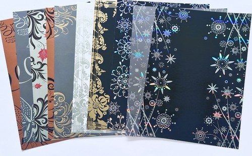 Sheets foiled scrolls - 10,