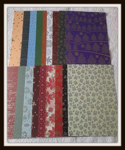 18x sheets beautiful foiled - a4,