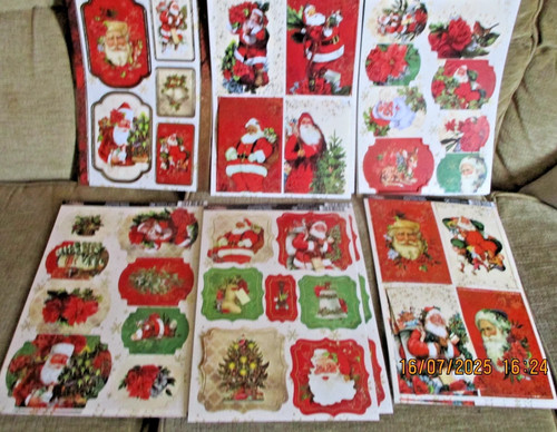 Kanban christmas santa - kanban, card