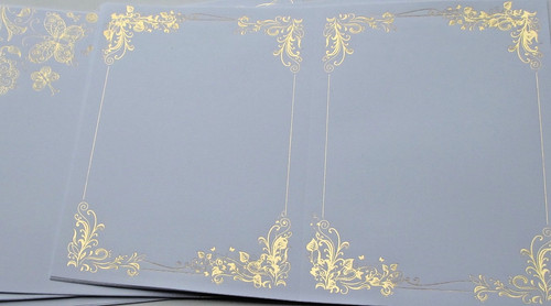 Designer gold foiled - foiled, card