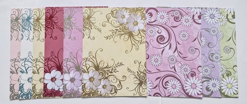 Sheets floral foiled - a4,