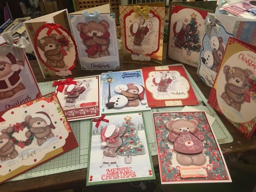 Christmas kanbear card making - christmas,