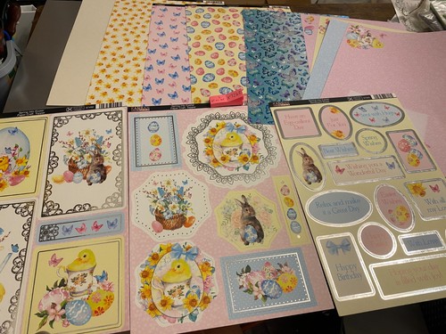 Kanban easter spring card - &,