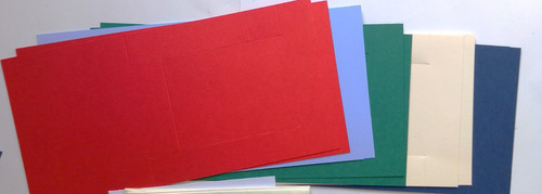 Shaped stepper cards - stepper, &