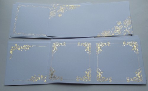 Square fancy gold foiled - 24,