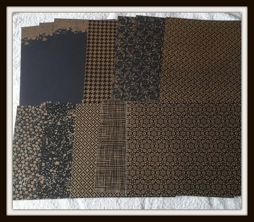 12x sheets beautiful - sheets, foiled